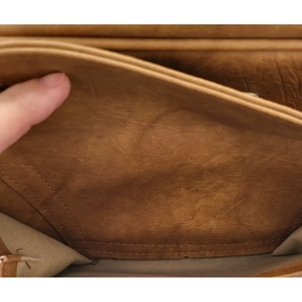 Vintage Samsonite Cordoba Messenger Bag Carry-on Luggage Suitcase Strap Leather